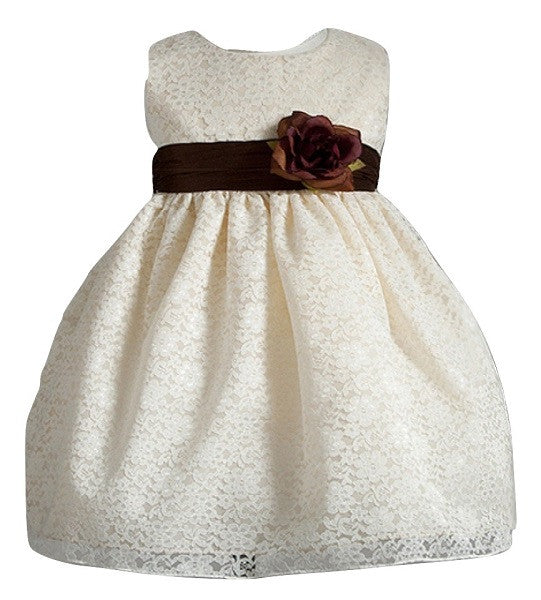 Crayon Kids Baby Girls' Ivory Dress Oasislync Crayon Kids Baby Girls' Ivory Dress Oasislync