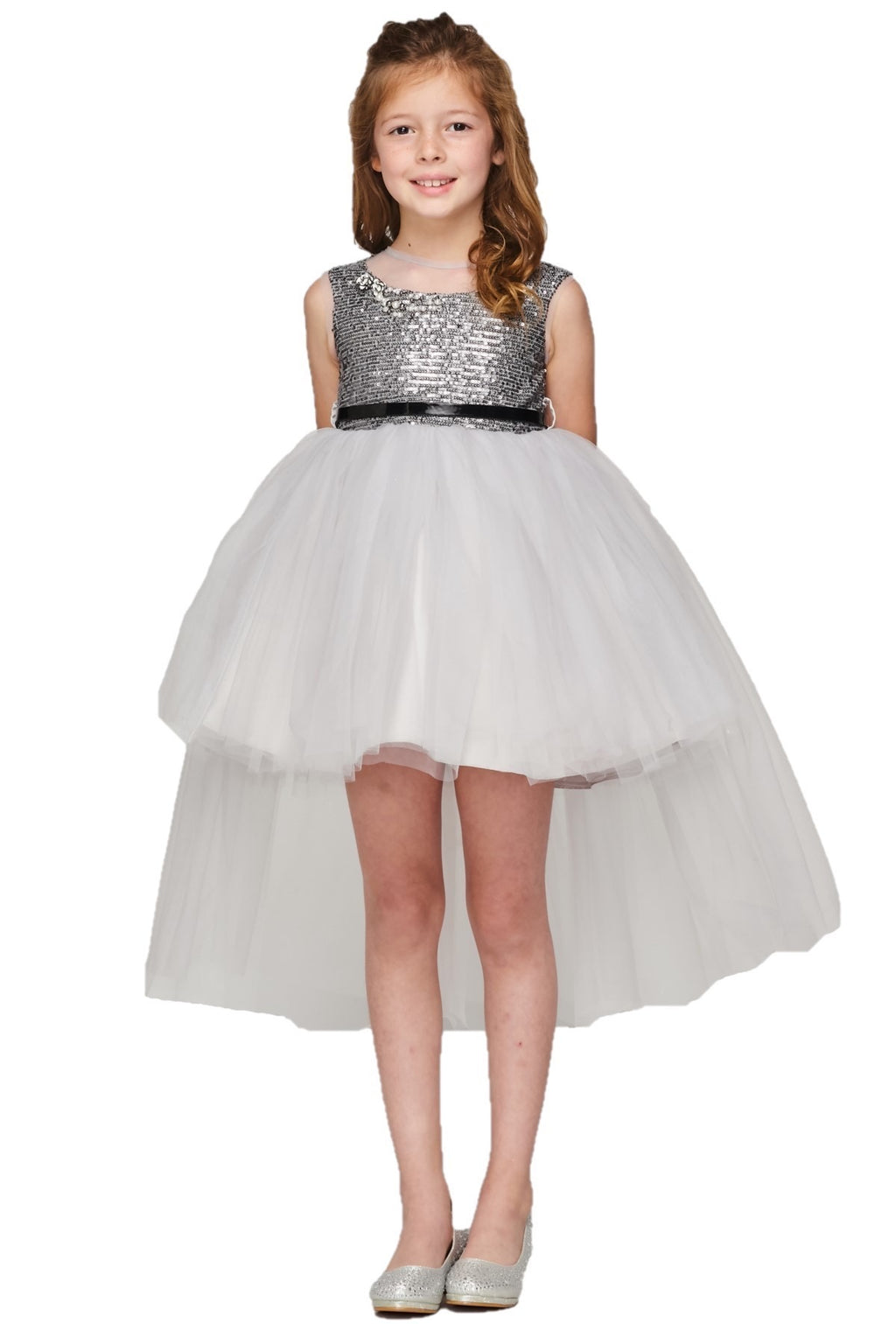 Sequin Tulle Girl Party Dress - Oasislync