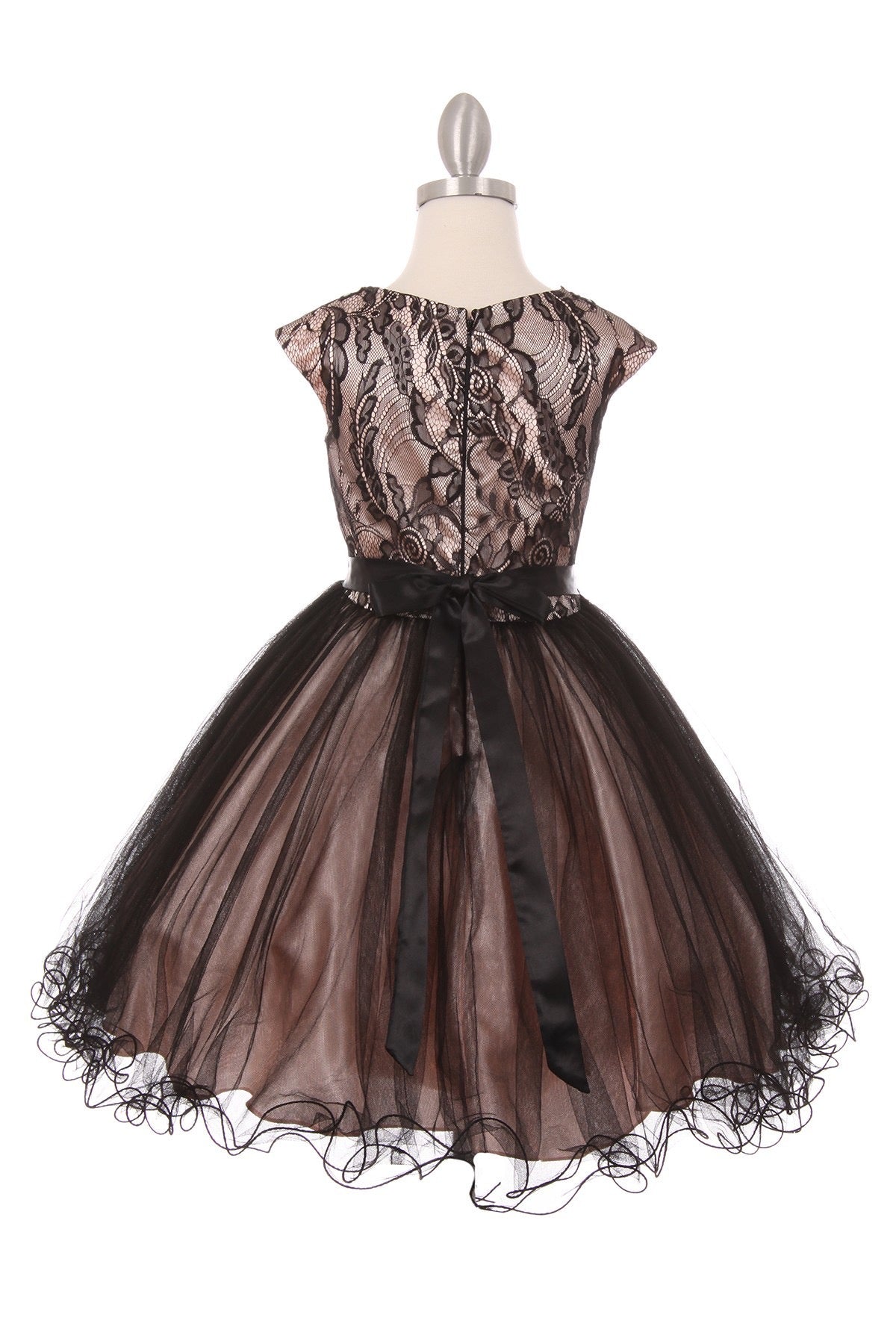 Elegant Two Tone Tulle Dress - Oasislync