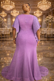 Lavender Luxe Embellished Evening Gown – Statement Couture Dress