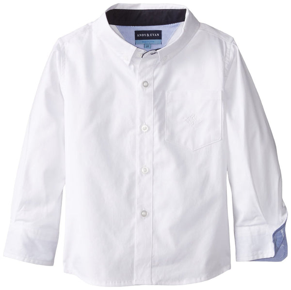 Andy & Evan Boys' White Oxford Shirt - Oasislync