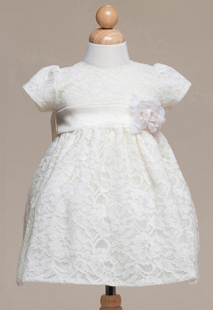 Crayon Kids Baby Girls' Ivory Lace Overlay Party Dress Oasislync Crayon Kids Baby Girls' Ivory Lace Overlay Party Dress Oasislync