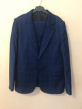 Boys 3 Piece Cobalt Blue Suit - Oasislync