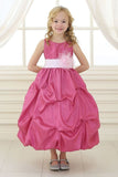 Girl Taffeta Bubble Dress in Pink - Oasislync