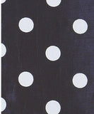 Girls' Navy Blue Party Dress with Polka Dots - Oasislync