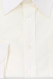 Boys' Ivory Formal Dress Shirt - Oasislync