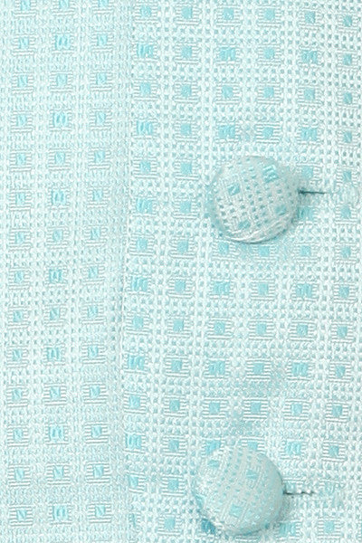 Boy's Formal Vest and Tie Set - Aqua - Oasislync