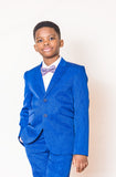 Boys 2 Piece Indigo Blue Suit - Oasislync