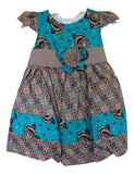 Girls Short Sleeve Butterfly Wings Dress - Oasislync