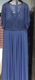 Plus Size Eve’s Blue Formal Evening Dress