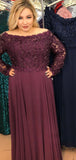 Plus Size Lace Bodice Off Shoulder Maxi Dress