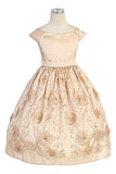 SEQUENCE EMBROIDERED TAFFETA DRESS - Oasislync